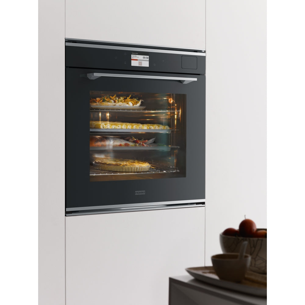 Franke Mythos Steam Oven, FMY 99 HS XS. Stainless Steel / Black Glass