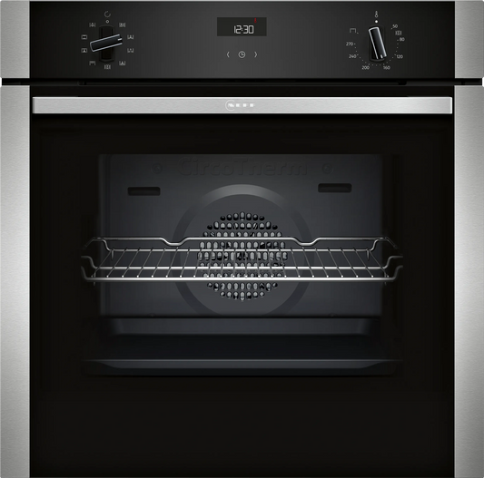 Neff B1ACE4HN0B CircoTherm Single Oven Stainless Steel