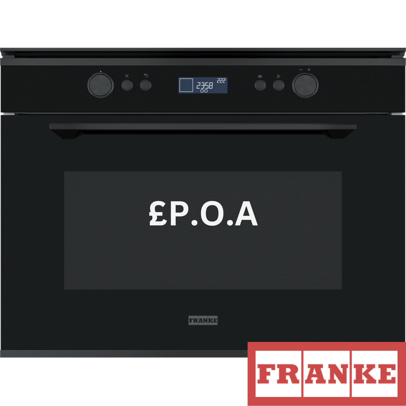 Franke Mythos Combi Compact Oven FMY 45 MW BK. Black / Black Glass