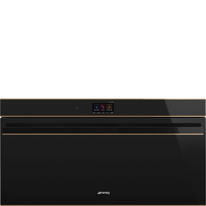 Smeg 90cm SFPR9604TNR 90cm Dolce Stil Novo Pyrolytic Single