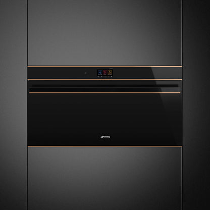 Smeg 90cm SFPR9604TNR 90cm Dolce Stil Novo Pyrolytic Single