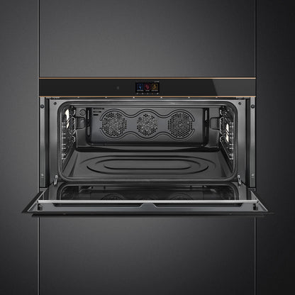 Smeg 90cm SFPR9604TNR 90cm Dolce Stil Novo Pyrolytic Single