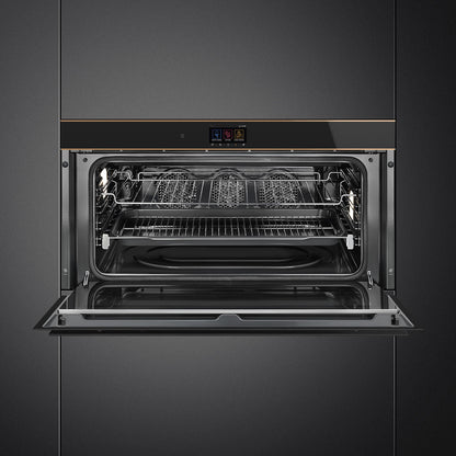 Smeg 90cm SFPR9604TNR 90cm Dolce Stil Novo Pyrolytic Single